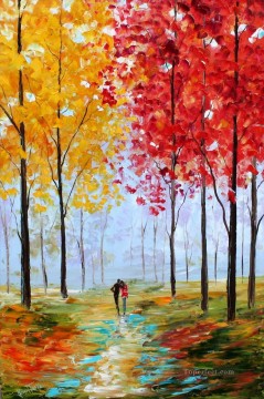 Bosque Painting - Bosque de maderas de otoño Melody